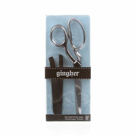 Gingher 8in Serrated/Knife Edge Dressmaker's Shears