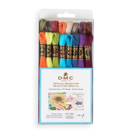 DMC 16pc Floss Pack-Exclusive Colors Collection
