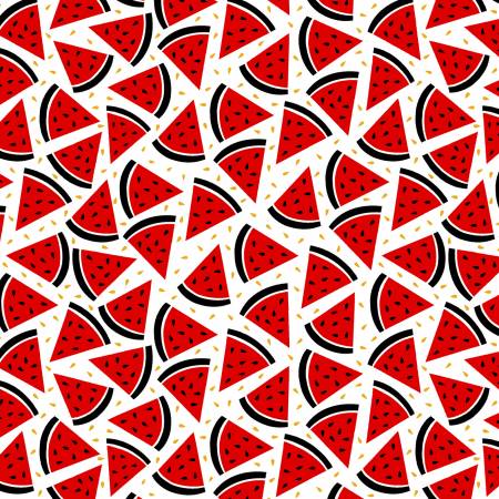 Red/Wht Watermelon Slices