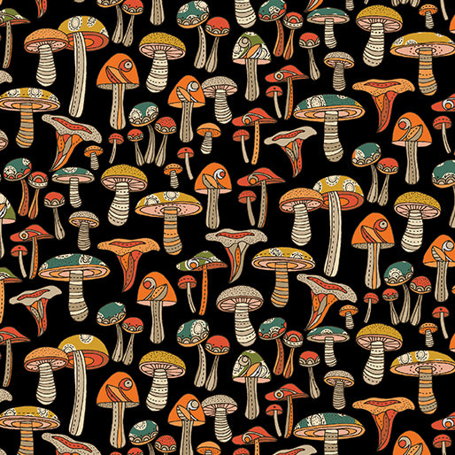 Pumpkin/Spice Mini Mushroom Black