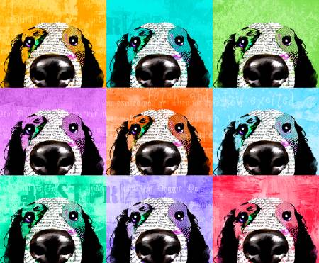 Raise the Woof Pup Art Multi