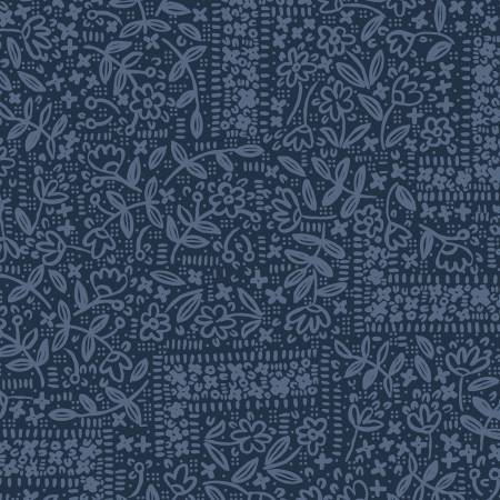 Blue Sienna/Indigo Double Gauze Organic