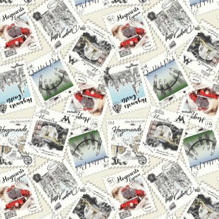 Harry Potter Cream Wizarding Stamps