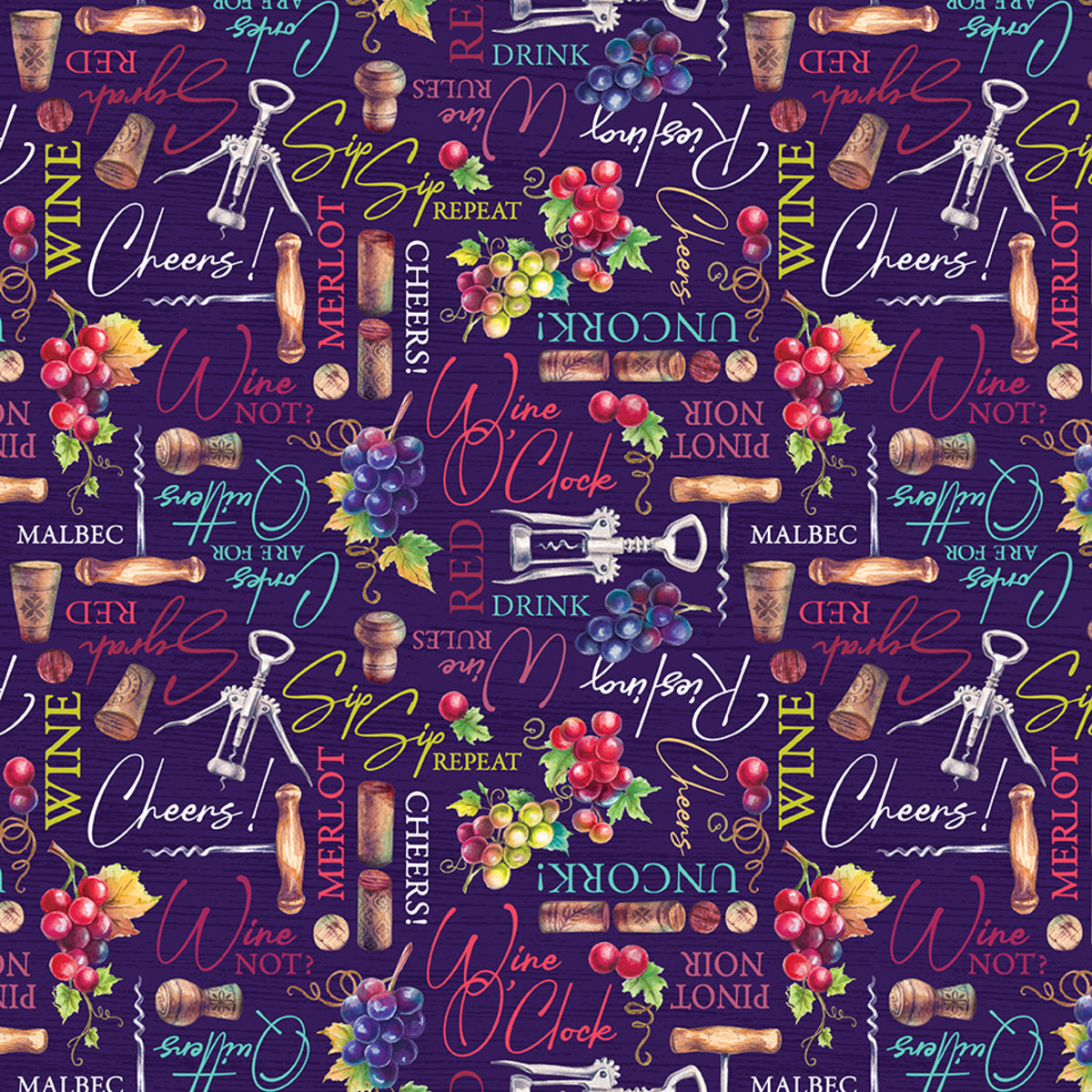 Wine O'Clock 24581 PURPLE ||