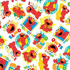 Sesame Street ELMO VIGNETTES WHITE