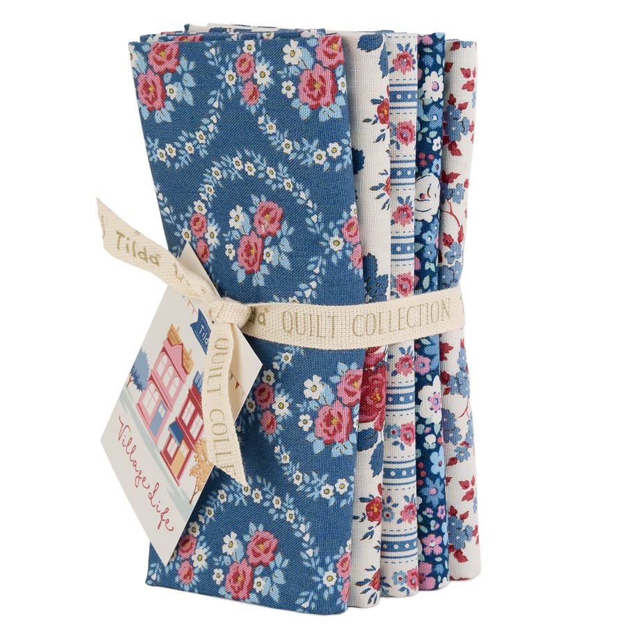 Village Life FQ Bundle Blue Tilda