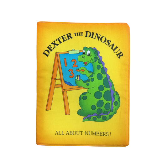 Dexter the Dinosaur All About Numbers Book Panel