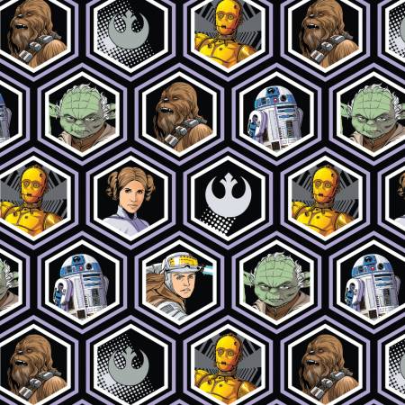 Black SW Classic Rebel Hex Portraits