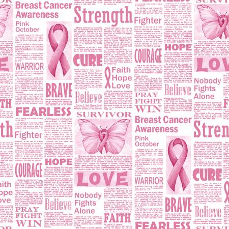 Pink Power Newsprint
