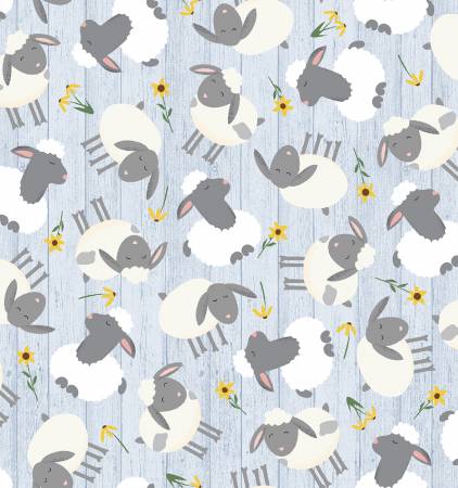 Farm-Tastic Blue Tossed Sheep