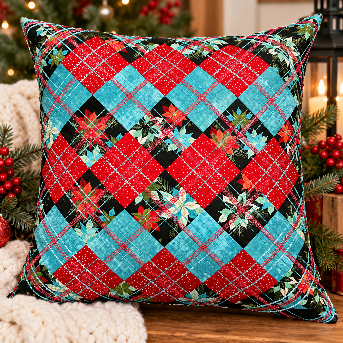 Criss Cross Friendsgivng Serger Pillow Class