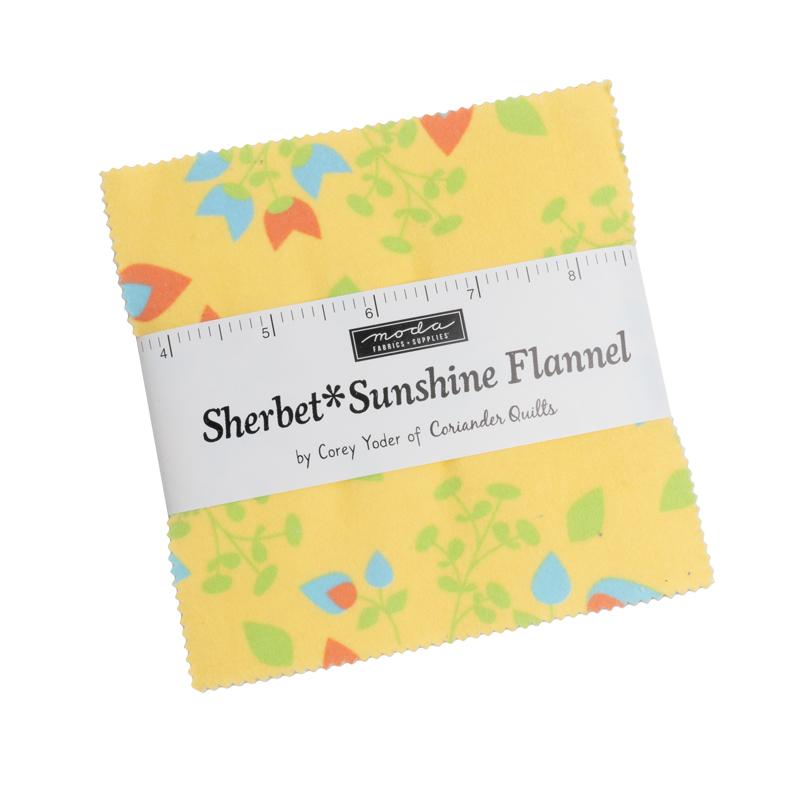 Sherbet Sunshine Flannel Charm