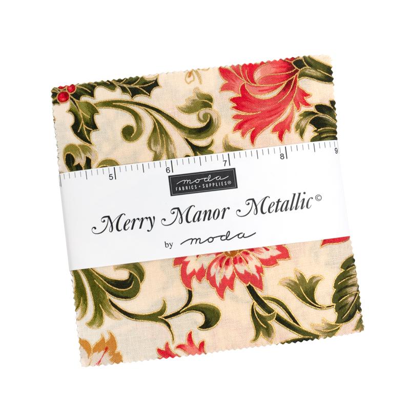 Merry Manor 2025 Charm Pack 33860PPM Moda Precuts#1