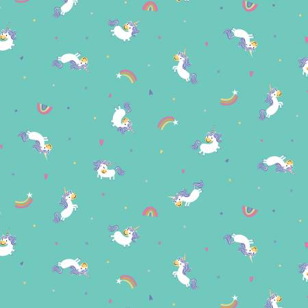 Unicorn Kingdom Toss Teal