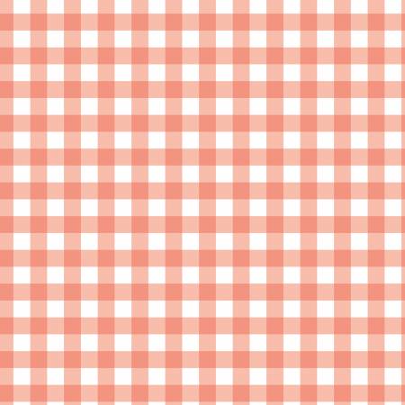 It's A Girl Gingham Coral
