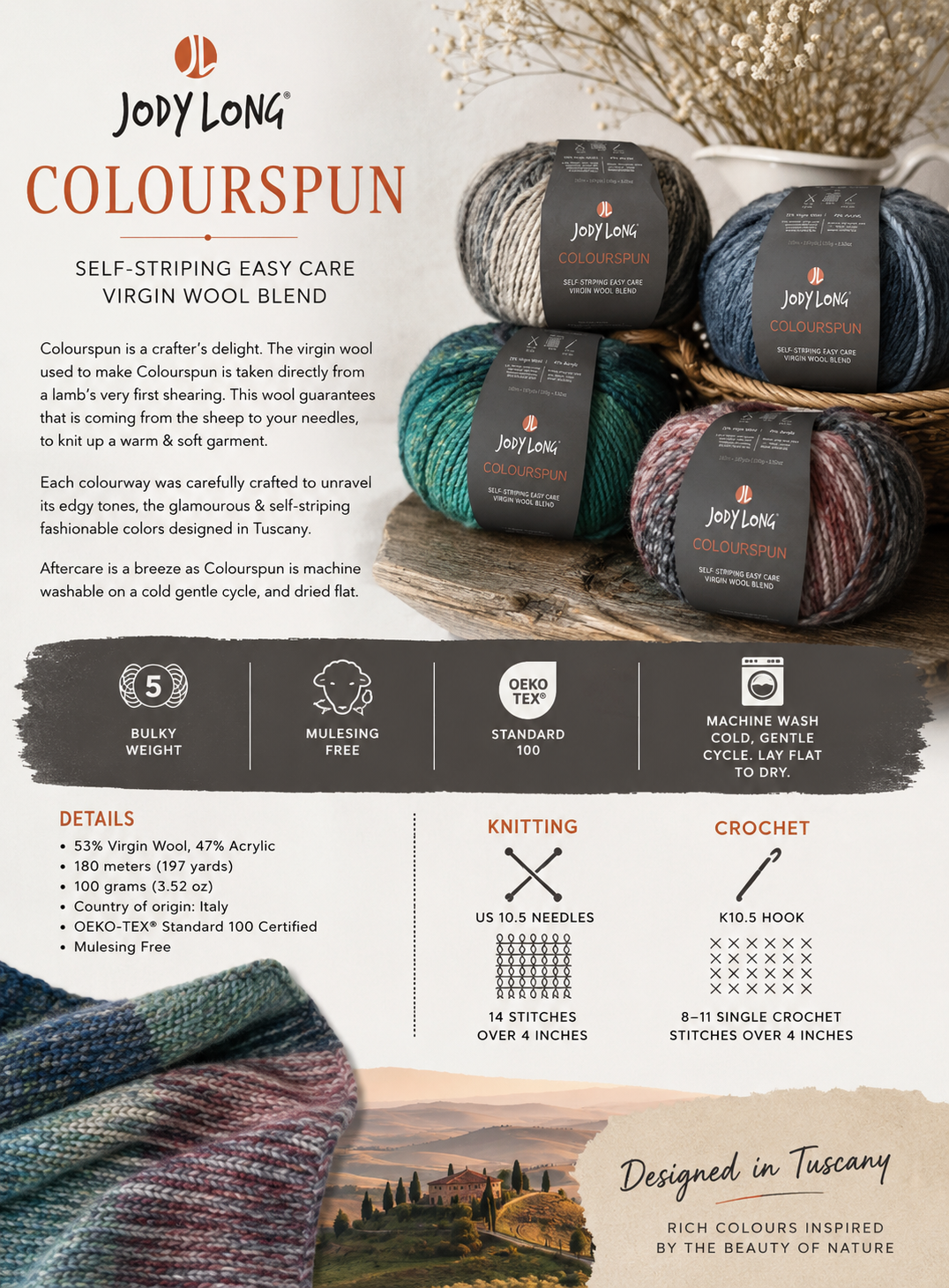Colourspun by Jody Long Yarn
