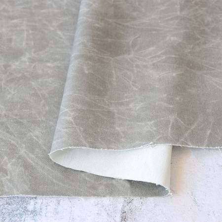 Faux Waxed Duck Canvas 58" Grey