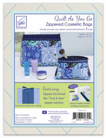 Zippity Do Done Cosmetic Bags Navy Zip