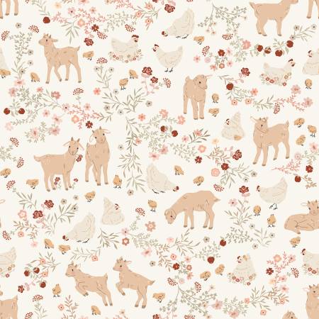 Primrose & Parsley White Barnyard Babies