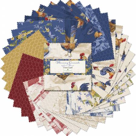 5in Squares Morning Serenade, 42pcs.