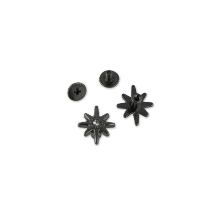 12 Polaris Star Conchos Gunmetal