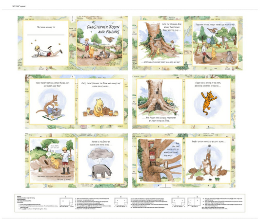 Classic Winnie Brown/Green Book 36in