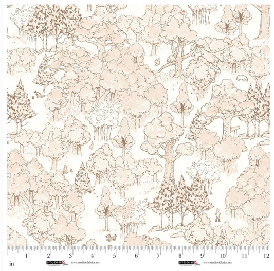 Classic Winnie Sepia Forest Mono
