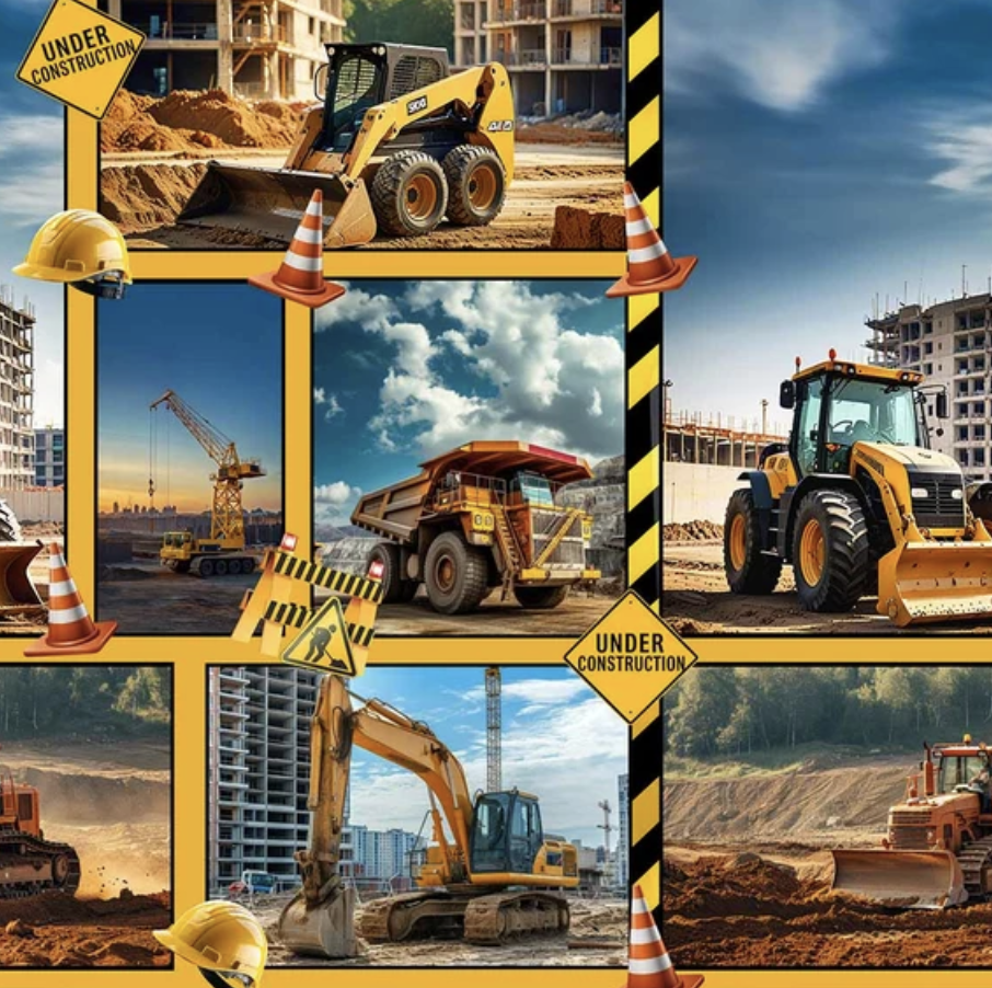 Construction Zone 24" Panel Block