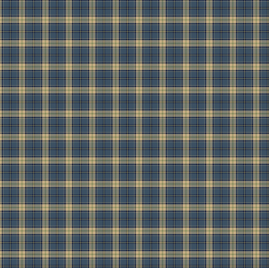 Nature Scapes Dk. Blue Plaid