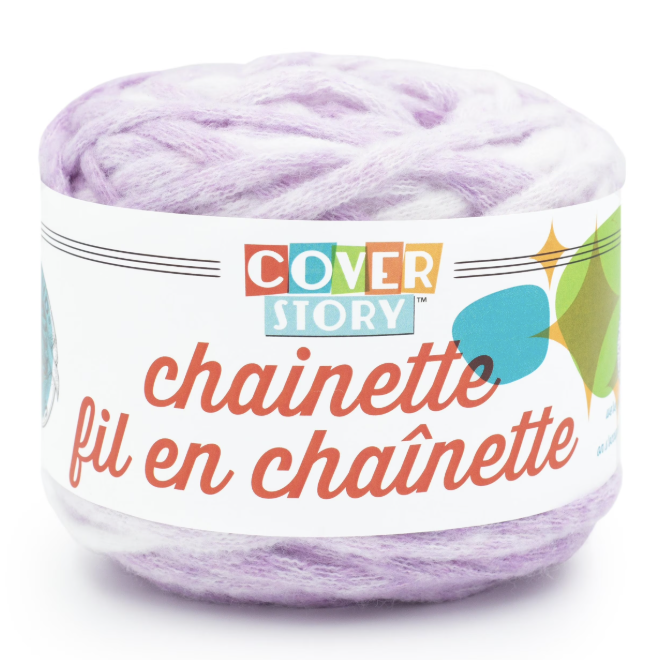 Chainette Lilac yarn