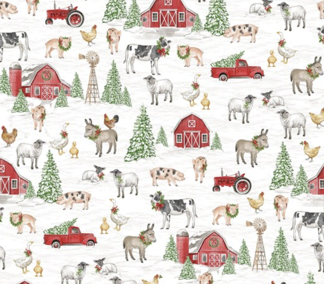 Barnyard Christmas Scenic