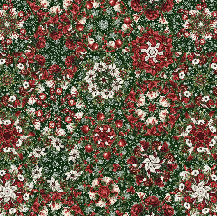 Winter Enchantment Kaleidoscope Green