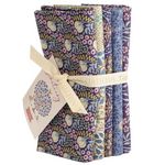Tilda Sanctuary FQB 5pc 20x22in Eggplant and Blue