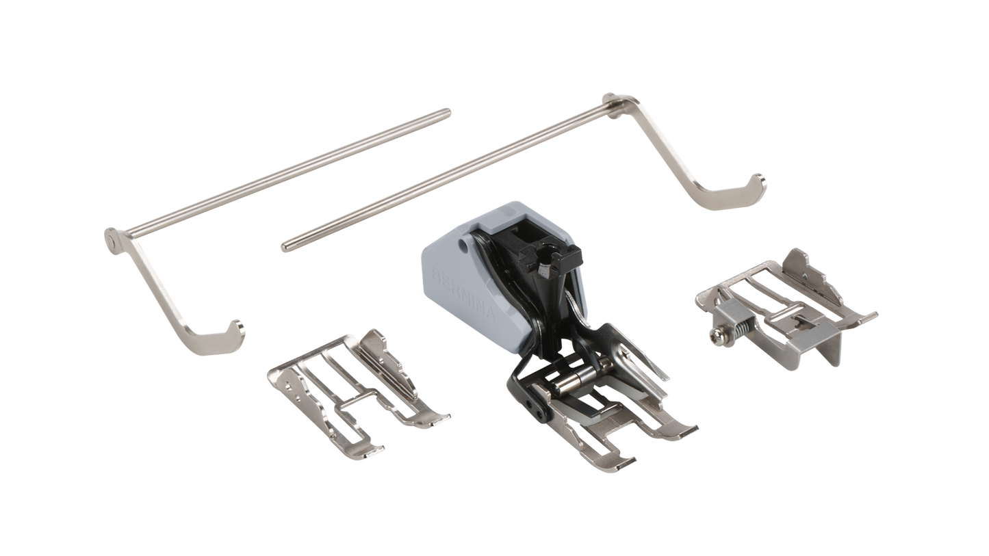 PRE-ORDER New Bernina Walking Foot #50W Three-Sole Walking Foot with Seam Guide (9mm)