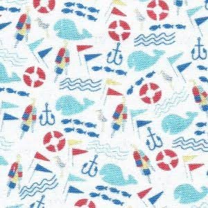 Whales/Anchors 60" #2727