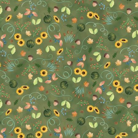 Enchanted Forest Garden Green