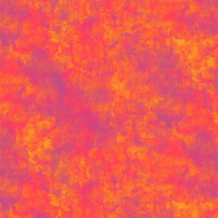 Orange Fire Digitally Printed