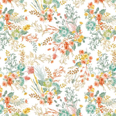 Montgomery Floral White/Multi