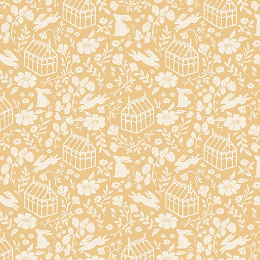 Heirloom Garden Greenhouse Gables Medium Yellow