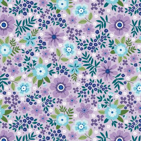 Lavender Seaside Garden 108in wideback