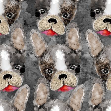 Raise the Woof Frenchie Kisses Gray