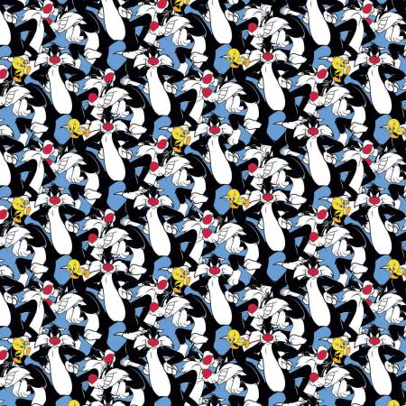 Blue Looney Tunes Sylvester & Tweety