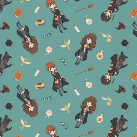 Aqua Harry Potter Trio Stands Together