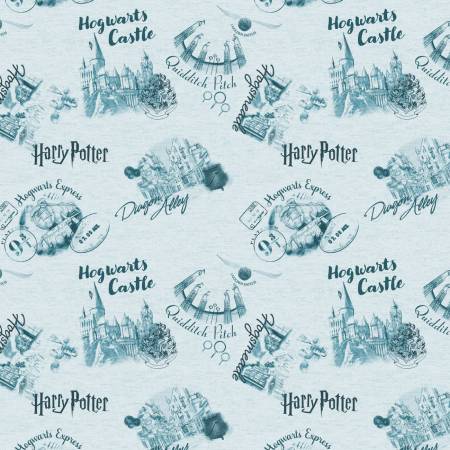 Harry Potter Blue Wizarding Sketches
