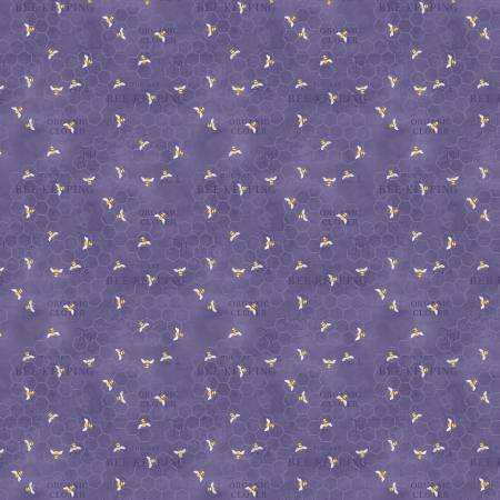 Art Beekeeping Purple Bees Allover