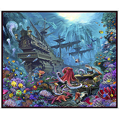 TREASURES AT SEA - SUNKEN SHIP PANEL
