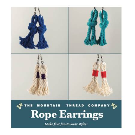 Rope Earrings Rope Sewing Mini Pattern