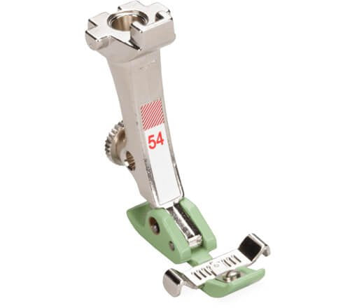 Foot #54 Classic Zipper w/guide non-stick