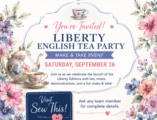 Liberty English Tea Party Sept 26th