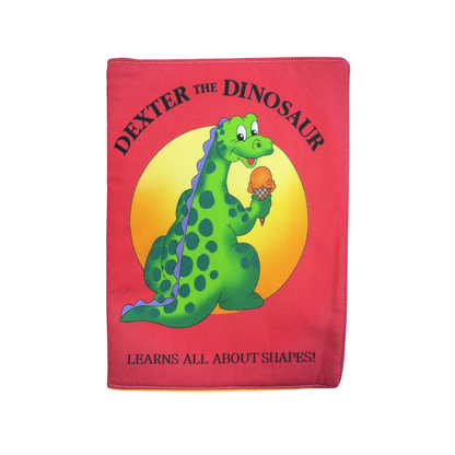 Dexter the Dinosaur All About Shapes Book Panel